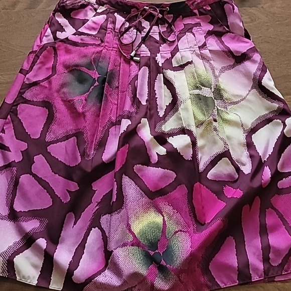 Calvin Klein Skirt set Size Small pleated Skirt A-line Fit & Flare Spring Purple - Picture 7 of 16
